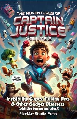 The Adventures of Captain Justice: Volume 2: Invisibility Capes, Talking Pets & Other Gadget Disasters (with Life Lessons Included!)