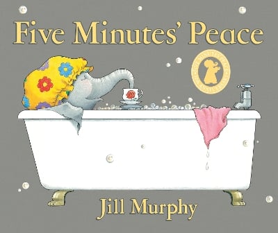 Five Minutes' Peace: A beloved classic and funny, heartwarming picture book story about a busy elephant mum and her children – perfect for mums, toddlers, kids age 3,4,5,6,7