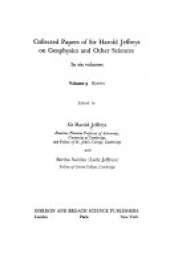 Collected Papers of Sir Harold Jeffreys: v. 3: Gravity