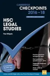 Cambridge Checkpoints HSC Legal Studies 2016-18