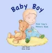 Baby Boy First Year's Memory Book: Light hair light skin