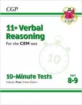 11+ CEM 10-Minute Tests: Verbal Reasoning - Ages 8-9 (with Online Edition)