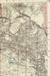 Utah Vintage Map Field Journal Notebook, 50 pages/25 sheets, 4x6