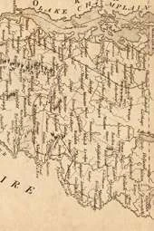 Vermont Vintage Map Field Journal Notebook, 50 pages/25 sheets, 4x6