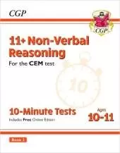11+ CEM 10-Minute Tests: Non-Verbal Reasoning - Ages 10-11 Book 2 (with Online Edition): for the 2024 exams