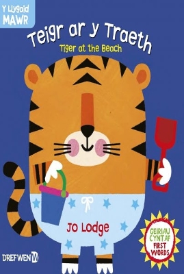 Cyfres y Llygaid Mawr: Teigr ar y Traeth / Tiger at the Beach: Tiger at the Beach