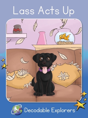 Lass Acts Up: Phonics Book 14