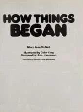 How Things Began