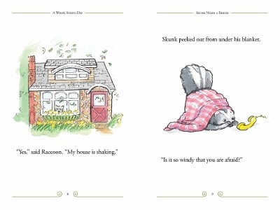 A Windy Spring Day: God Gives Us Friends When We're Afraid