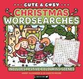 Cute & Cosy Christmas Wordsearches: Includes Festive Colouring Scenes