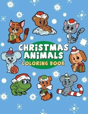 Christmas Animals: Coloring Book