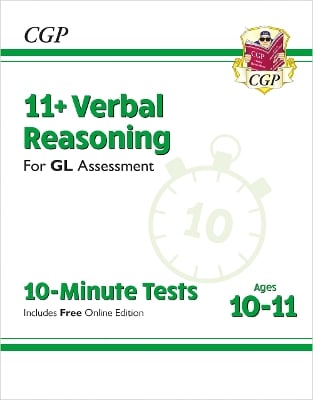 11+ GL 10-Minute Tests: Verbal Reasoning - Ages 10-11 Book 1 (with Online Edition): for the 2025 exams