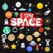 I Spy Space: Picture Riddles Book For Smart Kids, Fun Activity Book For Toddlers And Preschoolers (An Interactive Guessing Game For 2-6 Years Old Children)