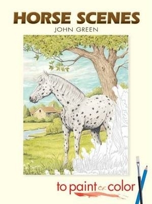 Horse Scenes to Paint or Color