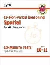 11+ GL 10-Minute Tests: Non-Verbal Reasoning Spatial - Ages 10-11 Book 1 (with Online Edition): for the 2025 exams