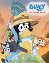 Bluey Coloring Book: Big Simple Coloring Pages For Kids