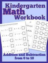 Kindergarten Math Workbook: Addition and Subtraction from 0 to 10