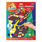 Art Fantastic Paint-by-Numbers Kit: Race Cars