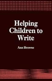 Helping Children to Write