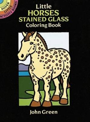 Little Horses Stained Glass Colouring Book