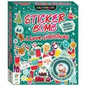 Kaleidoscope Sticker Bomb I Love Christmas!