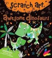Awesome Dinosaurs: Scratch Art