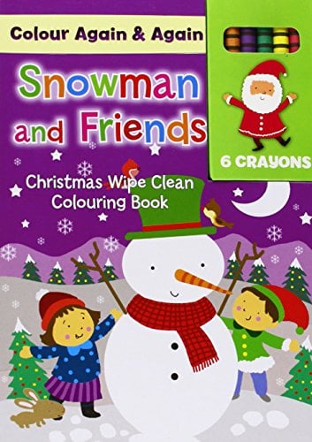 Christmas Colour Me Again & Again - Snowman & Friends: Colouring & Activity
