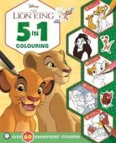 Disney The Lion King: 5 in 1 Colouring: An awesome colouring and sticker adventure