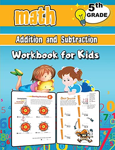 Addition and Subtraction Math Workbook for Kids - 5th Grade: Grade 5 Activity Book, Fifth Grade Math Workbook, Fun Math Books for 5th Grade