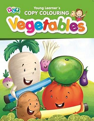 Vegetables: Copy Colouring Book