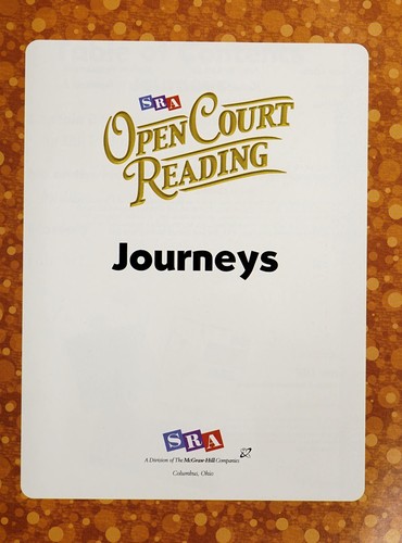 Open Court Reading, Little Book 6: Journeys, Grade 1