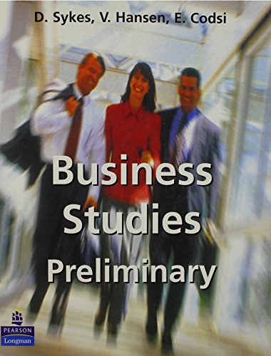 Business Studies for NSW: Preliminary: Preliminary