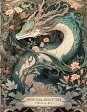 Mythical Creatures Coloring Book: An Art Nouveau Coloring Experience: Mythical Creatures