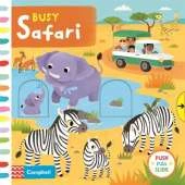 Busy Safari: A Push, Pull, Slide Book
