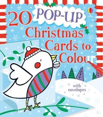 20 Pop-up Christmas Cards to Colour