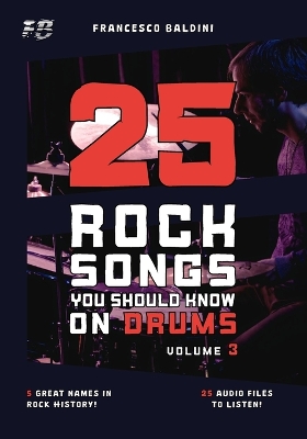 25 ROCK SONGS YOU SHOULD KNOW ON DRUMS (Volume 3): With Drum Sheet Music, Transcriptions, and Play-Along Audio of the Greatest 60s, 70s and 80s Rock Hits [English Edition]