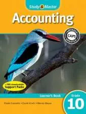 Study & Master Accounting Learner's Book Grade 10 Learner's Book Grade 10