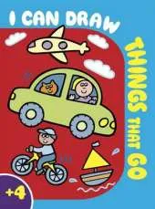 I Can Draw Things That Go: Colouring, Learn to Draw, Activity, Vehicles