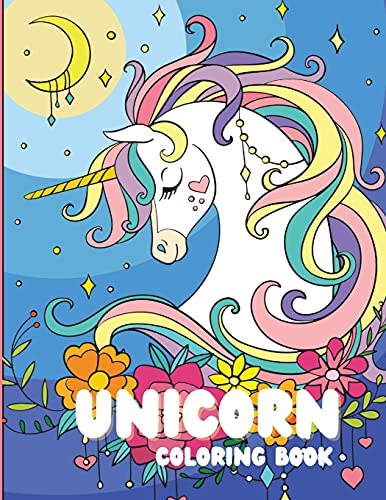 Unicorn coloring book: 50 adorable designs for boys and girls