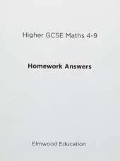 Higher GCSE Maths 4-9 Homework Answers