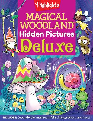 Magical Woodland Puzzles Deluxe: 96 Pages of Magical Recipes, Crafts, Forest Puzzles and Stickers, Search for Mushrooms, Gnomes, Woodland Animals and More