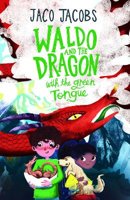 Waldo and the dragon with  the green tongue
