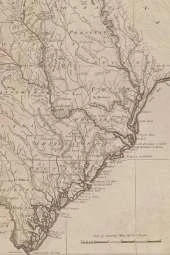 South Carolina Vintage Map Field Journal Notebook, 50 pages/25 sheets, 4x6