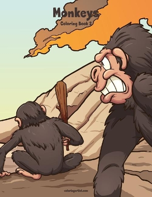 Monkeys Coloring Book 2