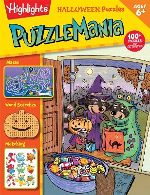 Halloween Puzzles: Ultimate Halloween Activity Book for Kids Ages 69 with Over 100 Puzzles, Word Games, Crafts and Hidden Pictures Scenes