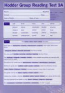 Hodder Group Reading Tests New Edition: Test 3, Form a Pk10