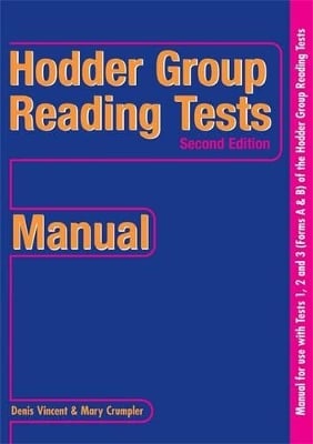 Hodder Group Reading Tests 1-3 New Edition: Manual