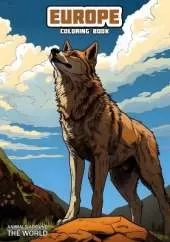 Animals around the World - Europe: Coloring Book