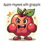 Apple rhymes with grapple