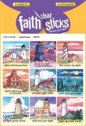 Lighthouse - Faith That Sticks Stickers